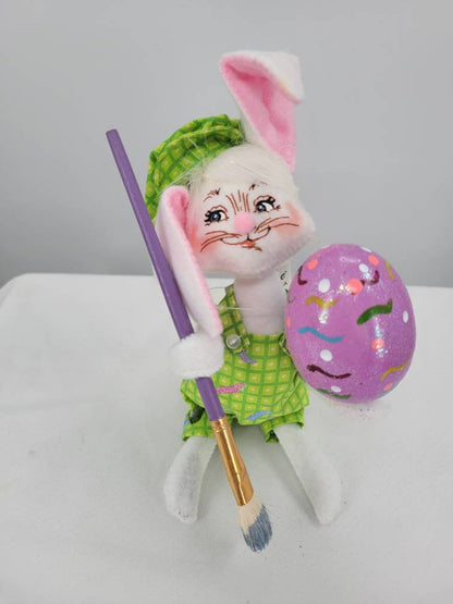 Easter Egg Artist Bunny Annalee Doll