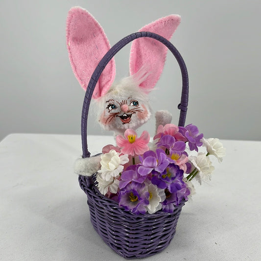 Easter Basket Bunny Annalee Doll