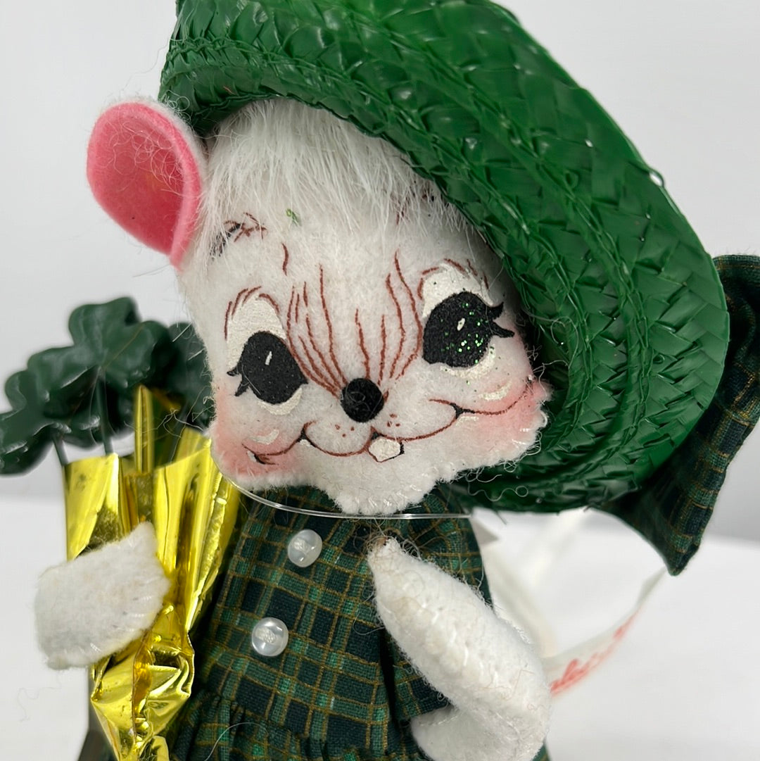 St. Patrick's Day Katie O’ Mouse Annalee Doll