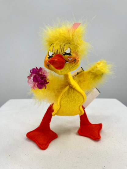 Easter Girl Ducky Annalee Doll