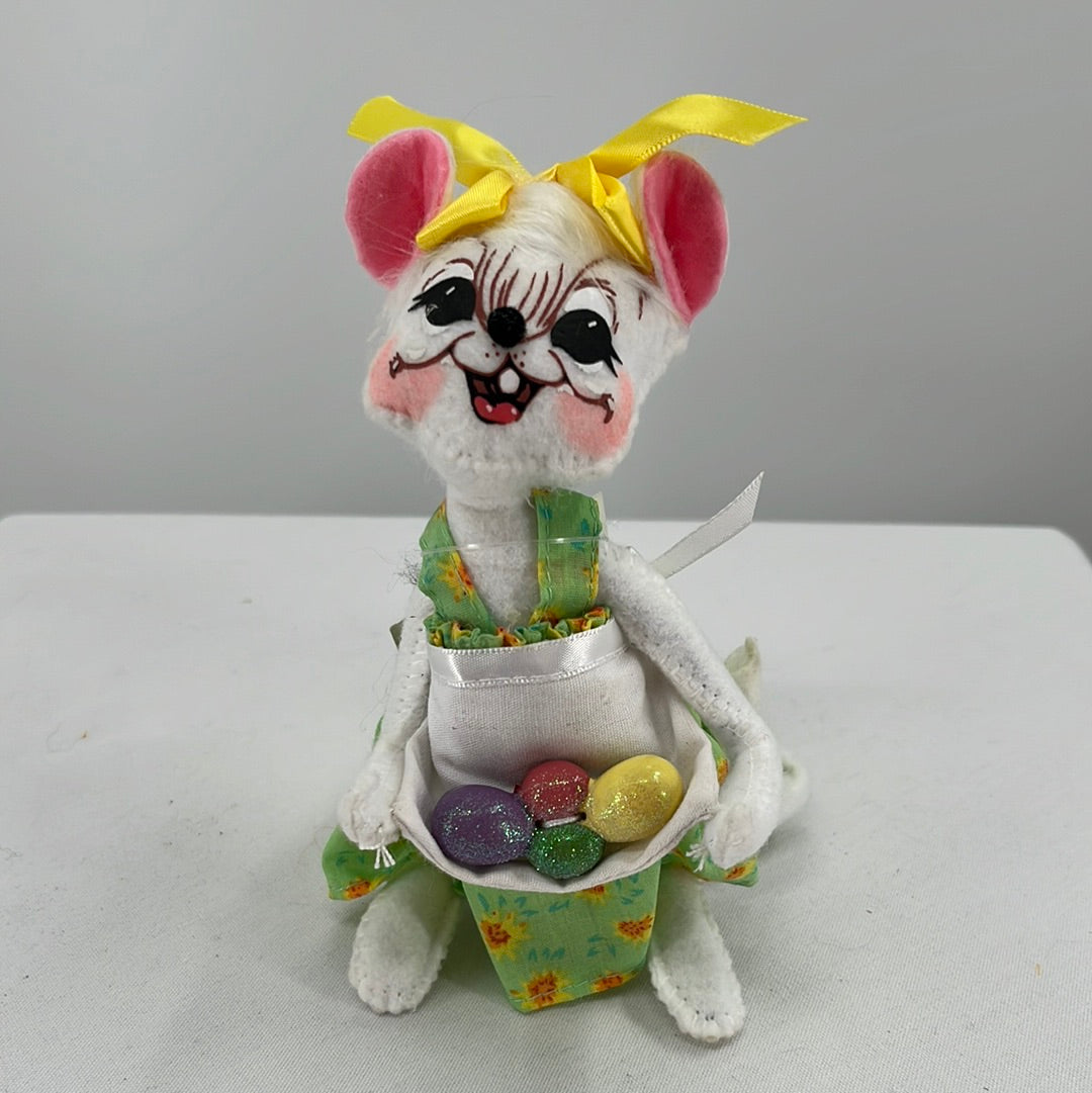 Egg Gathering Mouse Annalee Doll