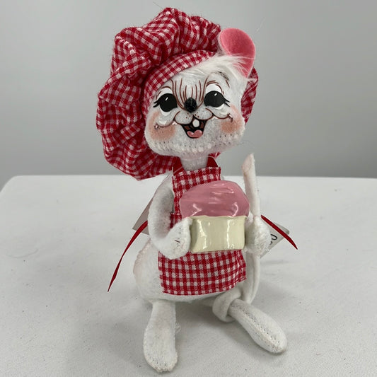 Valentine's Day Cupcake Mouse Annalee Doll