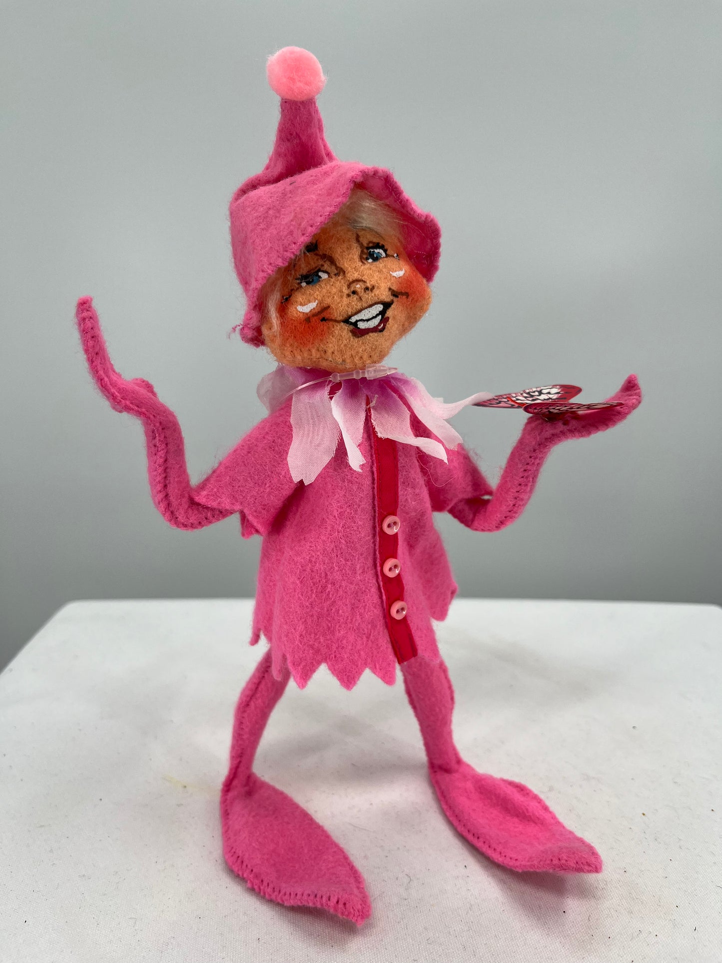 Pink Spring Elf Annalee Doll