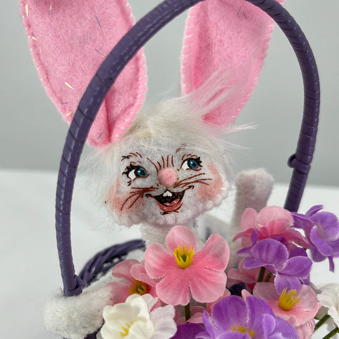 Easter Basket Bunny Annalee Doll