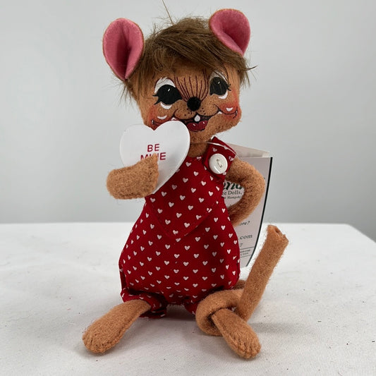 Valentine's Day “Be Mine” Mouse Annalee Doll