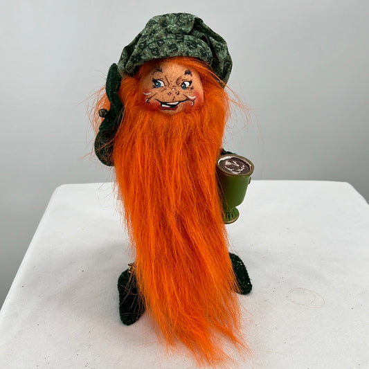 St. Patrick's Day Toast to the Irish Leprechaun Annalee Doll