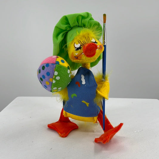 Easter Artist Duck Annalee Doll