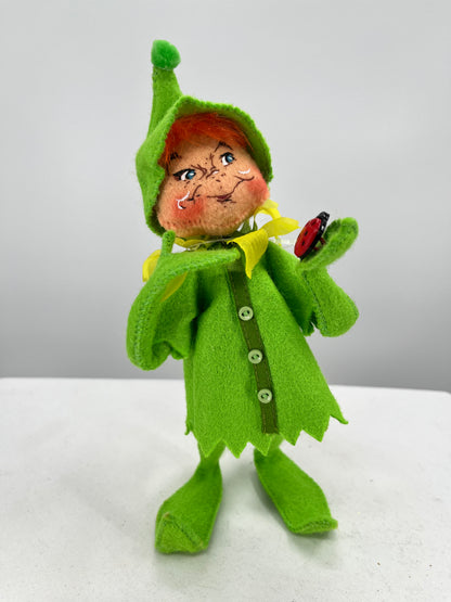 Green Spring Elf Annalee Doll