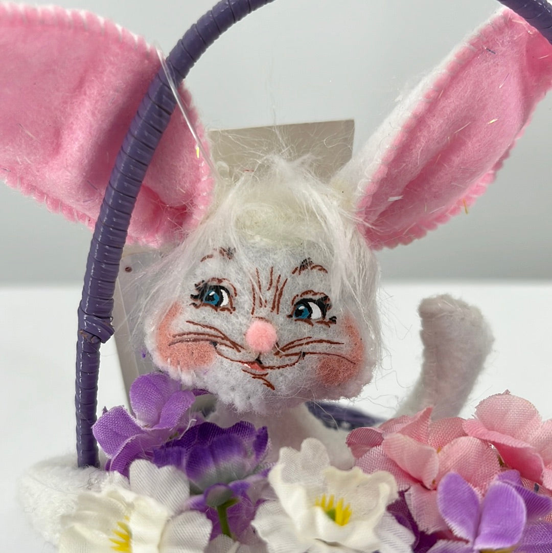 Easter Basket Bunny Annalee Doll