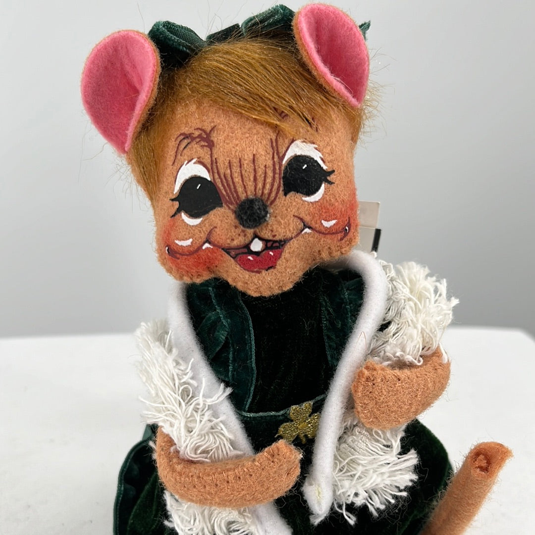 St. Patrick's Day Caitlin O’ Mouse Annalee Doll