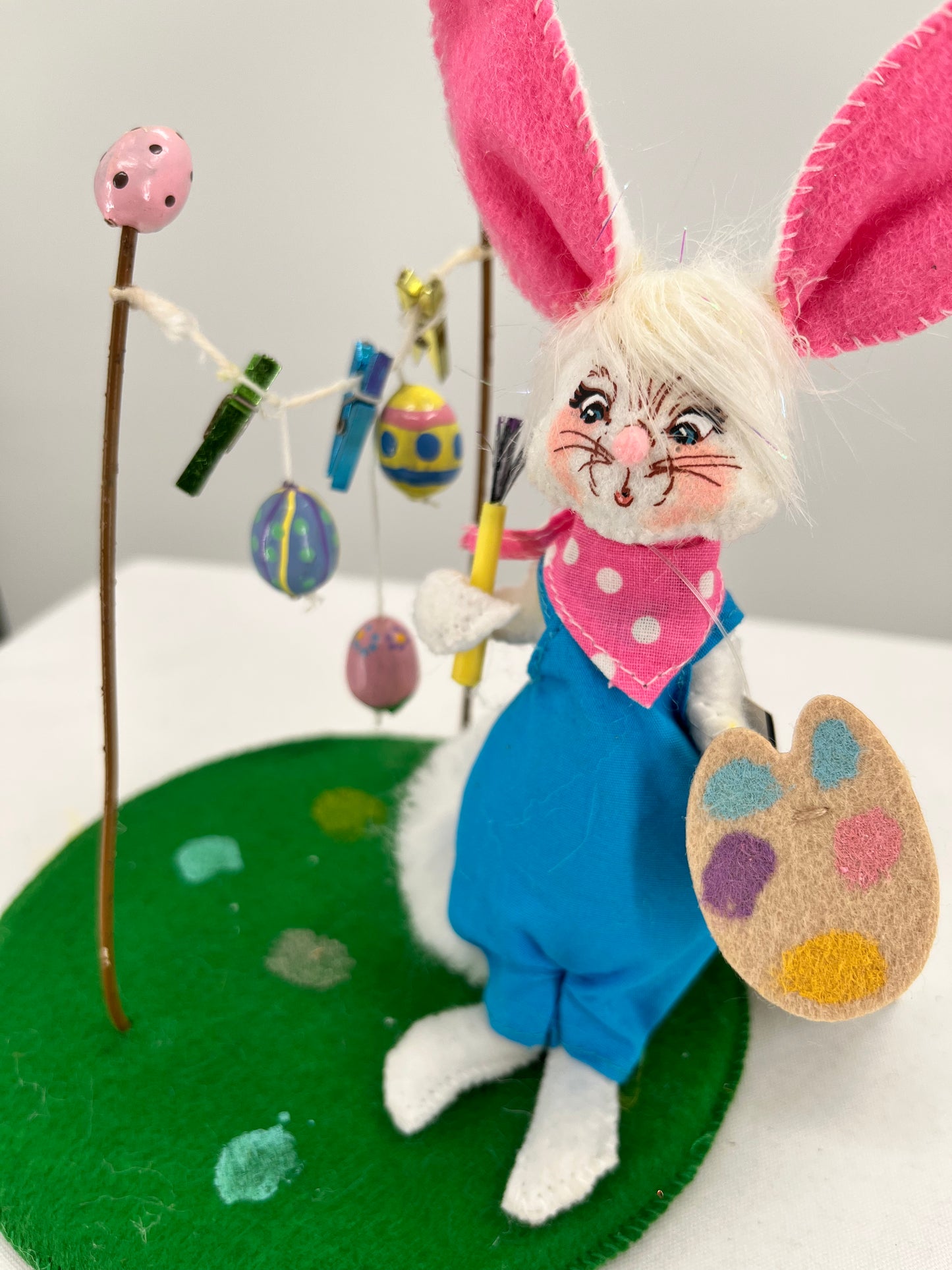 Easter Artist Bunny Annalee Doll