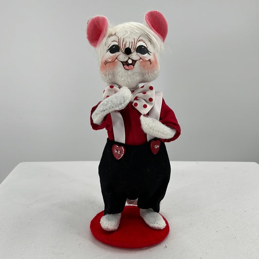 Valentine's Day Boy Mouse Annalee Doll