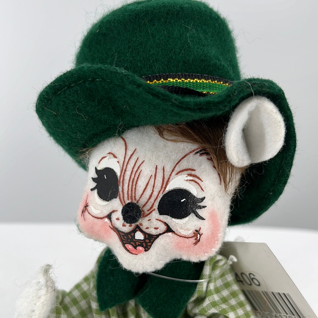 St. Patrick's Day Irish Mouse Annalee Doll