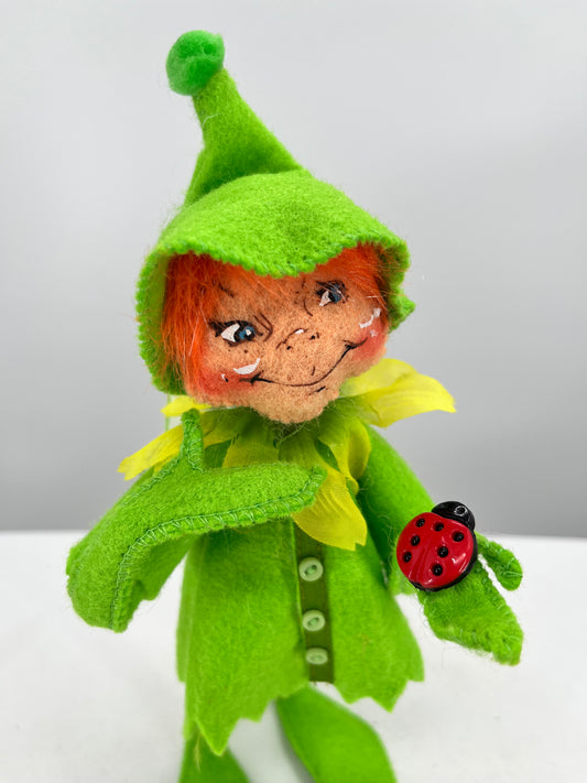 Green Spring Elf Annalee Doll