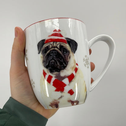 Christmas Pug Mug