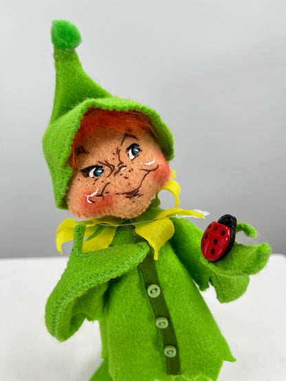 Green Spring Elf Annalee Doll