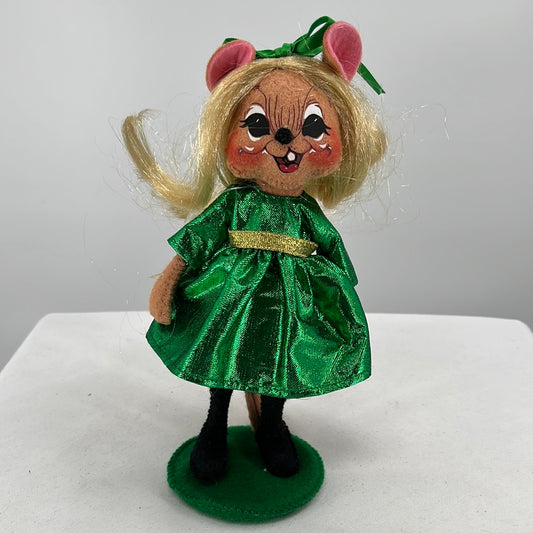 St. Patrick's Day River Dance Girl Mouse Annalee Doll