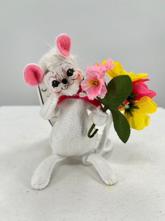 Spring Flowers Mouse Annalee Doll