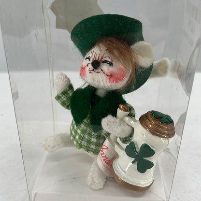 St. Patrick's Day Mouse with Ale Annalee Doll