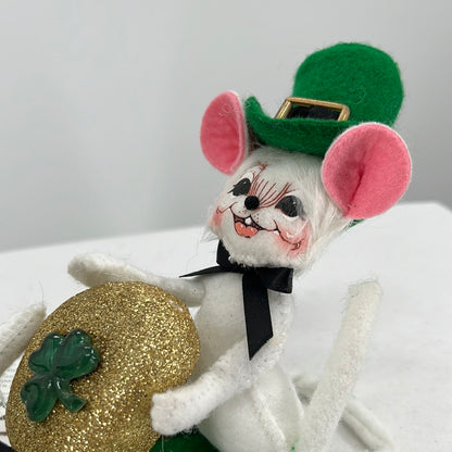 St. Patrick's Day Tug O’ War Mice Annalee Doll