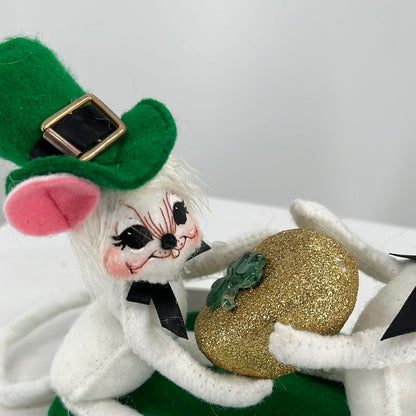 St. Patrick's Day Tug O’ War Mice Annalee Doll